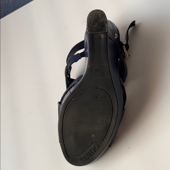 Guess Navy Blue Wedges - Picture 5 of 5